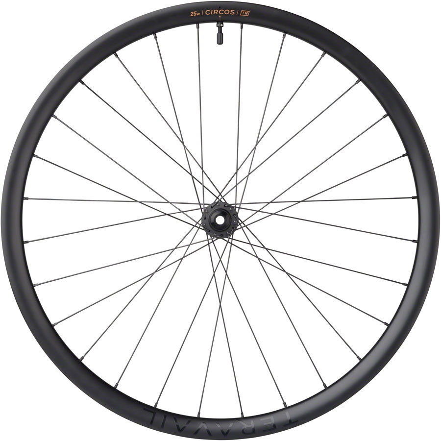 Teravail Circos Gravel Front Wheel - 700, 12 x 100mm, Center-Lock, Carbon, DT350