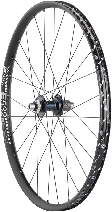 Quality Wheels Shimano SLX/DT E532 Rear Wheel - 29", 12 x 148mm, Center-Lock, Micro Spline, Black, 28H