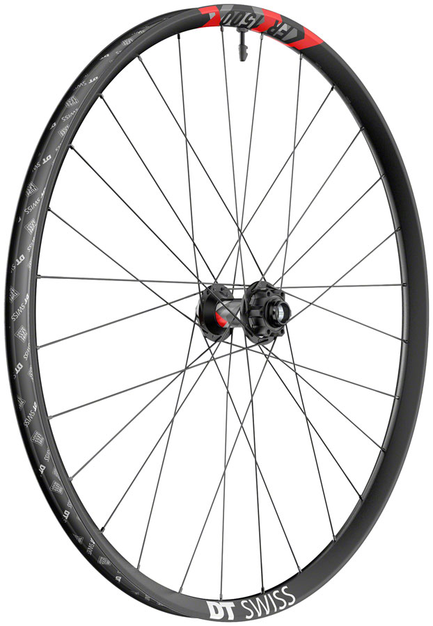 DT Swiss FR 1500 Classic Front Wheel - 27.5", 20 x 110mm DH Boost, 6-Bolt, Black