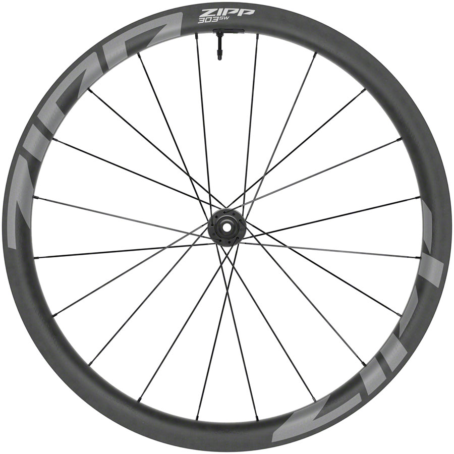 Zipp 303 SW Front Wheel - 700, 12 x 100mm, Center-Lock, Tubeless, Carbon, w/ Wheel Sensor, A1