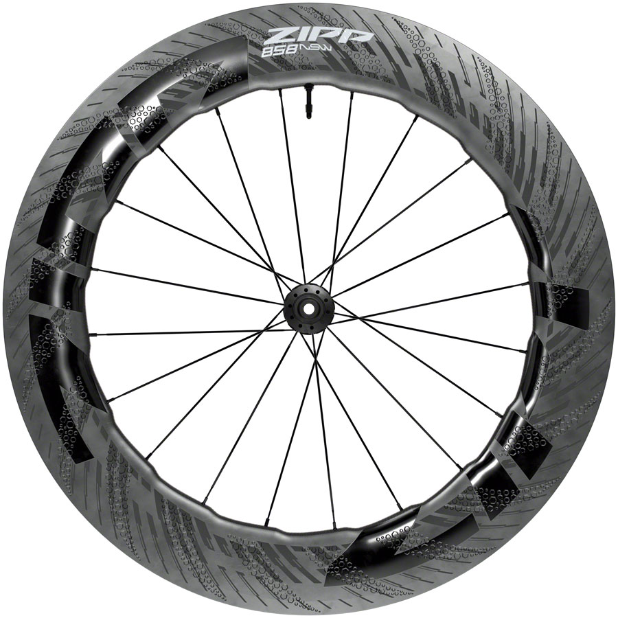 Zipp 858 NSW Front Wheel - 700, 12 x 100mm, Center-Lock, Tubeless, Carbon, D1
