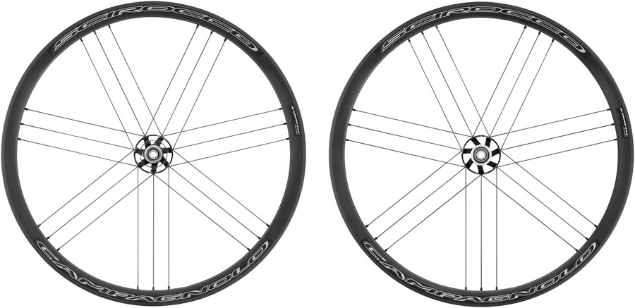 Campagnolo Scirocco Wheelset - 700, 12 x 100/142mm, Center-Lock, Black, Clincher