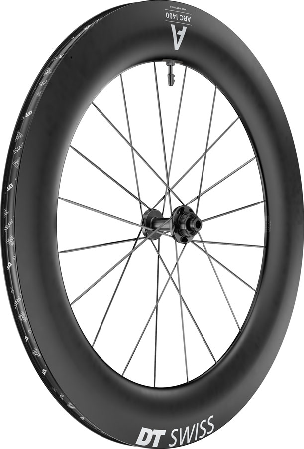 DT Swiss ARC 1400 DiCut 85 Front Wheel - 700, 12 x 100mm, Center-Lock, Black