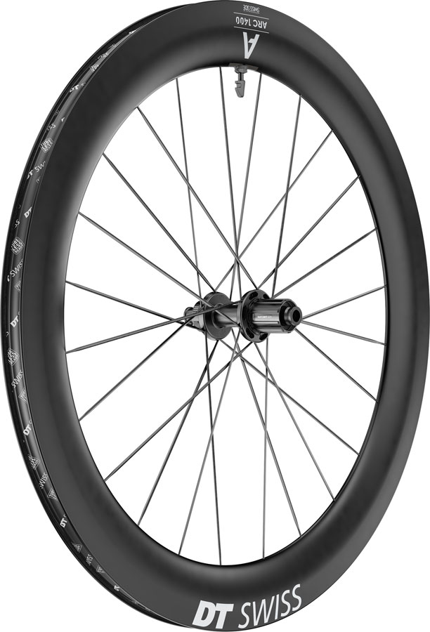 DT Swiss ARC 1400 DiCut 65 Rear Wheel - 700, 12 x 142mm, Center-Lock, HG11 Road/XDR, Ratchet EXP 36, Black