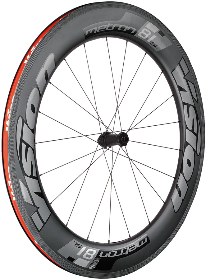 Vision Metron 81 TL Front Wheel, Tubeless 700c, 21H Spoke Count, Disc Brake, Center Lock Rotor Mount  Black