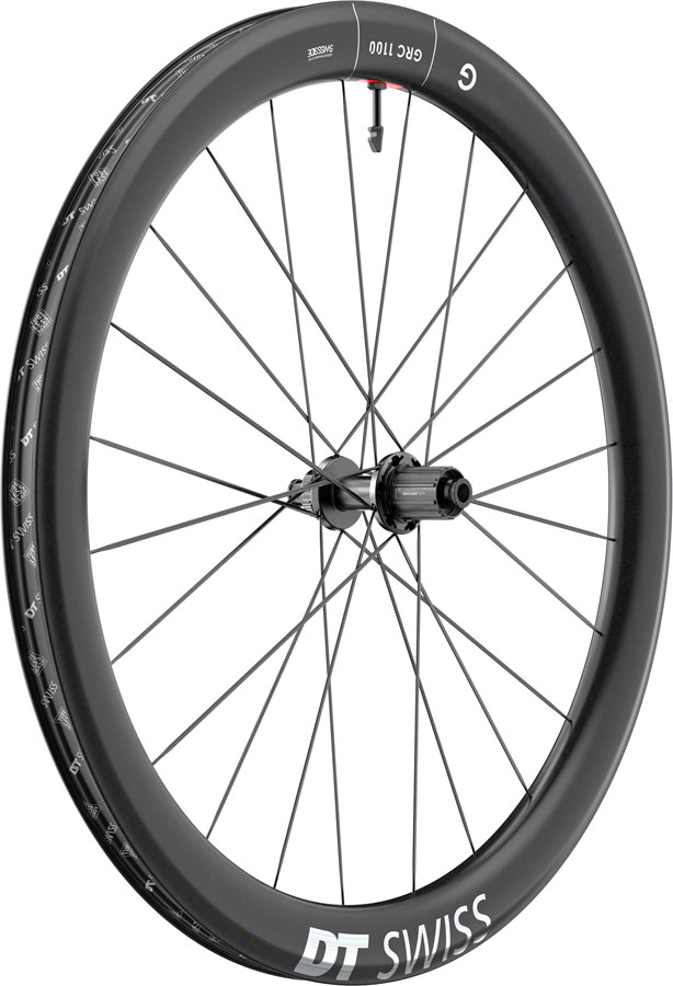 DT Swiss GRC 1100 DiCut 50 Rear Wheel - 700c, 12 x 142mm, Center-Lock, HG11 Road/XDR, Ratchet EXP 36, Black