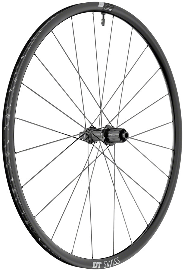 DT Swiss PR 1600 Spline 23 Rear Wheel - 700, 12 x 142mm, Center-Lock, HGR11, Black 