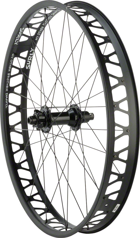 Quality Wheels Formula / Other Brother Darryl Rear Wheel - 26" Fat, 12 x 177mm, 6-Bolt, XD, Black, 32H