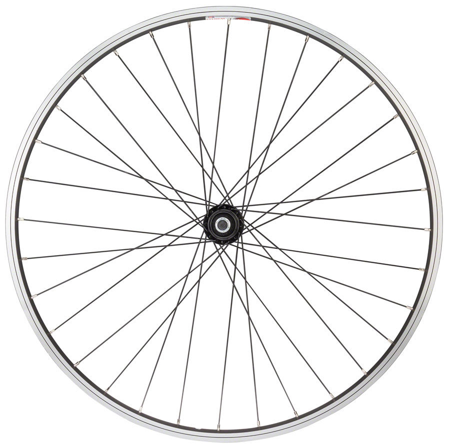Sta-Tru Double Wall Rear Wheel - 24", Bolt-On,3/8 x 135mm, Freewheel, Black