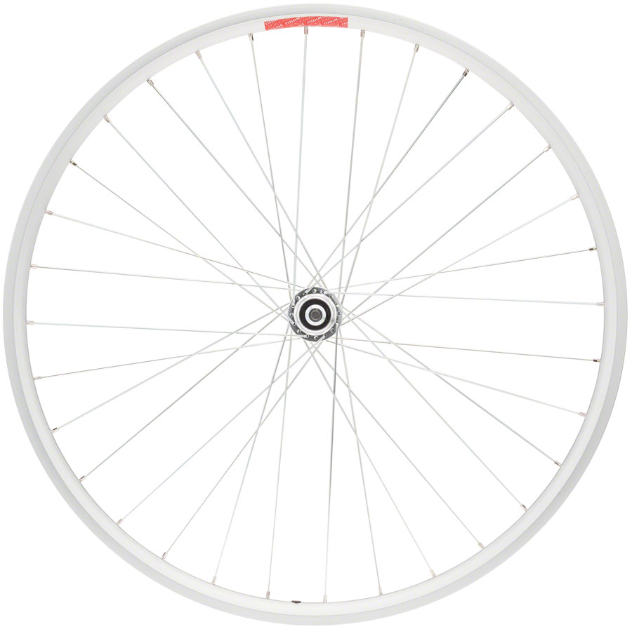 Sta-Tru Double Wall Rear Wheel - 26"x1 3/8" x 130mm Bolt-On, Freewheel, Silver