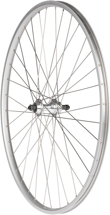 Quality Wheels Value Single Wall Series Rear Wheel - 27", QR x 130mm, Rim Brake, Freewheel, Silver, Clincher, 36H