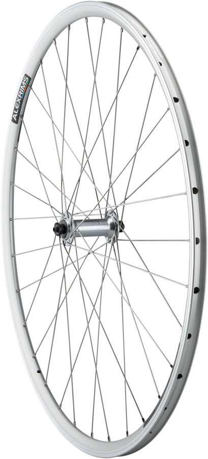 Quality Wheels Tiagra/DA22 Front Wheel - 700, QR x 100mm, Rim Brake, Silver, Clincher, 32H