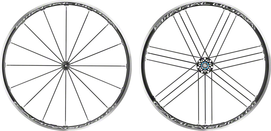 Campagnolo Shamal Ultra Wheelset - 700, QR x 100/130mm, Black, 2-Way Fit