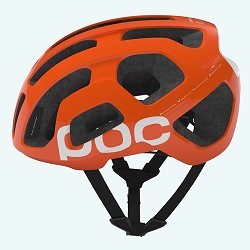POC Octal Helmet: Zink Orange, Small