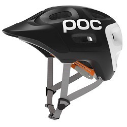 POC Trabec Race Helmet: Black/White, X-Small/Small