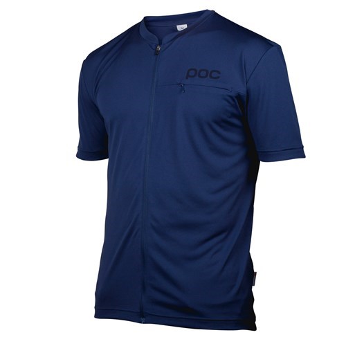 POC Trail Light Zip Tee, M, Boron Blue