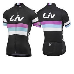 LIV Race Day Short Sleeve Jersey Black Small