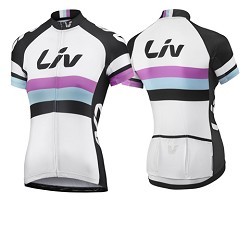 LIV Race Day Short Sleeve Jersey White Large