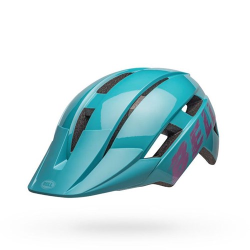 Bell Sidetrack II Youth Bike Helmet - Buzz Gloss Light Blue/Pink - UY (50-57 cm)