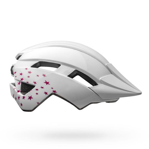 Bell Sidetrack II Youth Bike Helmet - Stars Gloss White - UY (50-57 cm)