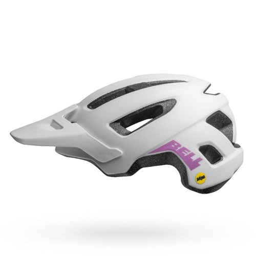 Bell Nomad Jr. MIPS Youth Bike Helmet - Matte White/Purple - UY (52-57 cm)